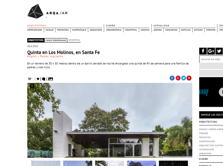 ARQA/AR - Quinta en Los Molinos -2014 -